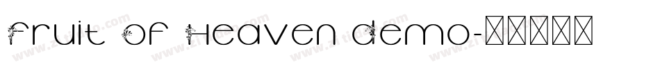 Fruit Of Heaven Demo字体转换